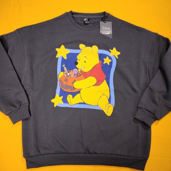 Cakeworthy Disney Winnie The Pooh Halloween Candy Crew Neck Sweatshirt 2XL - Picture 9 of 9